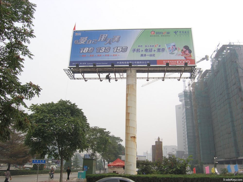 outdoor trivision billboard