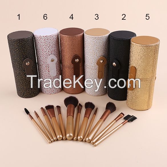 12 PCS Practical Makeup Brush Set 