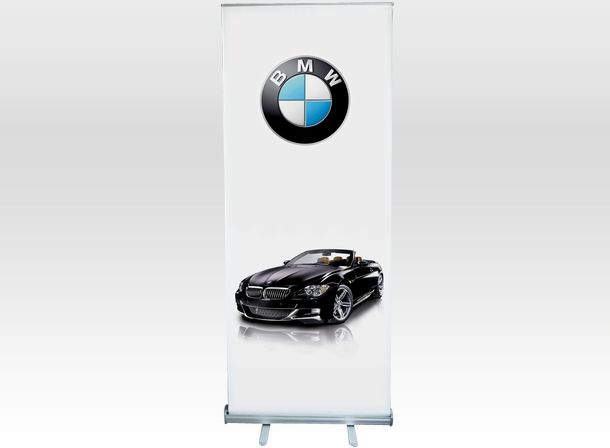 Standard roll up banner stand display  