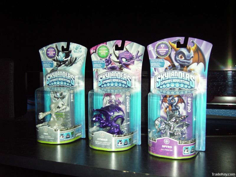 Skylander E3 Exclusive CHROME SPYRO Silver, Gold, Clear, Glow