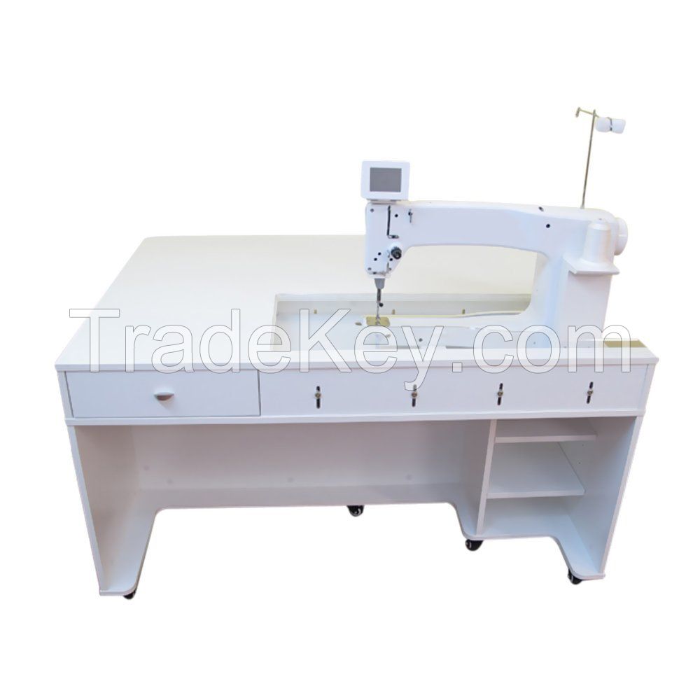 Quilty Sewing Cabinet Crisp White