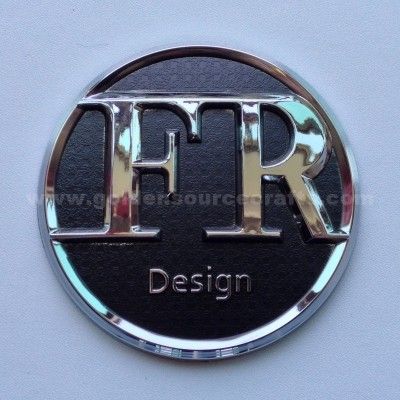 plastic abs chromed auto car wheel cap emblem