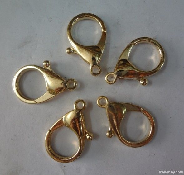 item 308 heart shape zinc alloy lobster clasp for fashion accessories