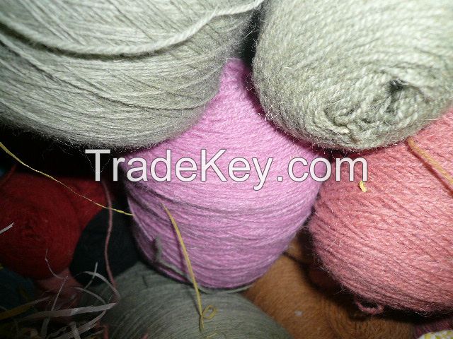 WOOL waste