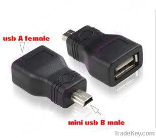 usb female to mini usb male adapters