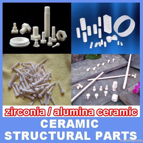 Ceramic Part ZrO2 AL2O3 Screw Ceramic Components for Machined Parts