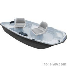 KL Industries 10.2&#039; Water Quest Fishing Boat in Light Gray / Dark Gray