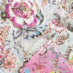 Jacquard Georgette Fabric