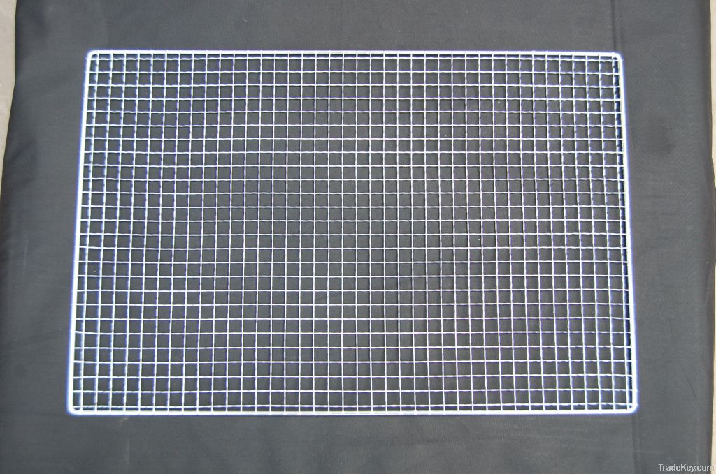 square stainless steel barbecue grill netting