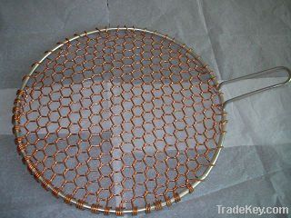 copper barbecue grill netting