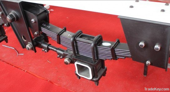 Semi-trailer steel suspension mechanical leaf spring suspension
