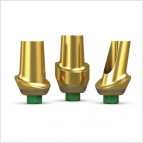 Customized Titanium Hardware of Dental Implants Bases and Abutments