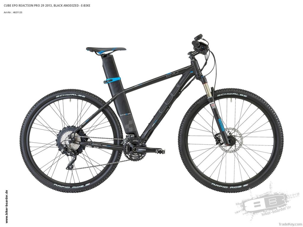 Cube EPO Reaction Pro 29 2013, black anodized - E-Bike