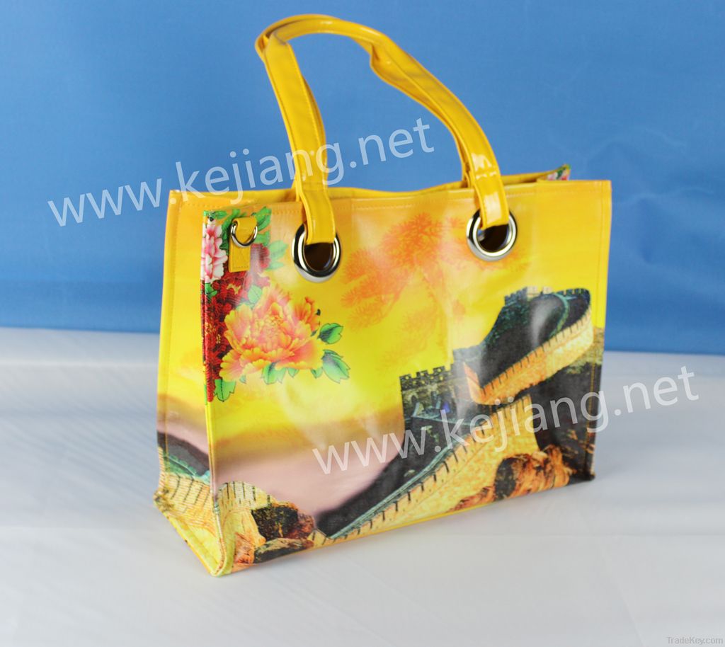 Fashion Digital Printing PU Handbag For Women