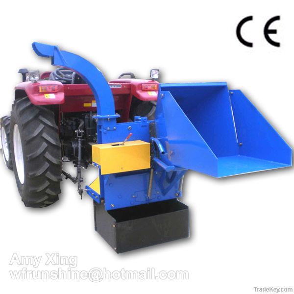 PTO mobile wood chipper shredder for sale