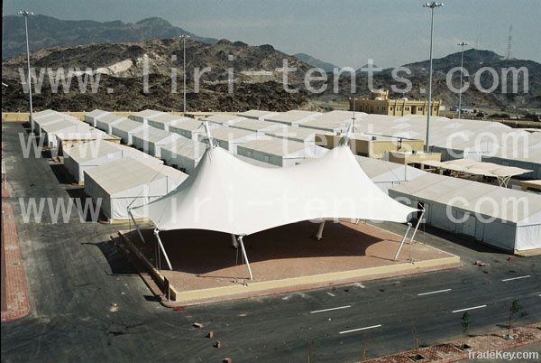 outdoor tent for Arabic Hajj and Ramadan Ceremony