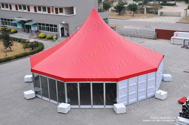 church-like high peak wedding tent from tent supplier Liri Tent