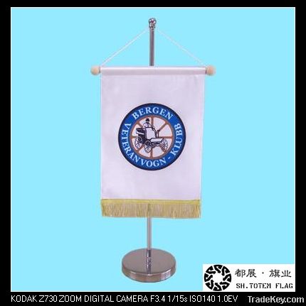 Digital Printing Table Desk Flag , Pennants