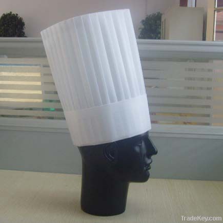 non-woven paper chef cap