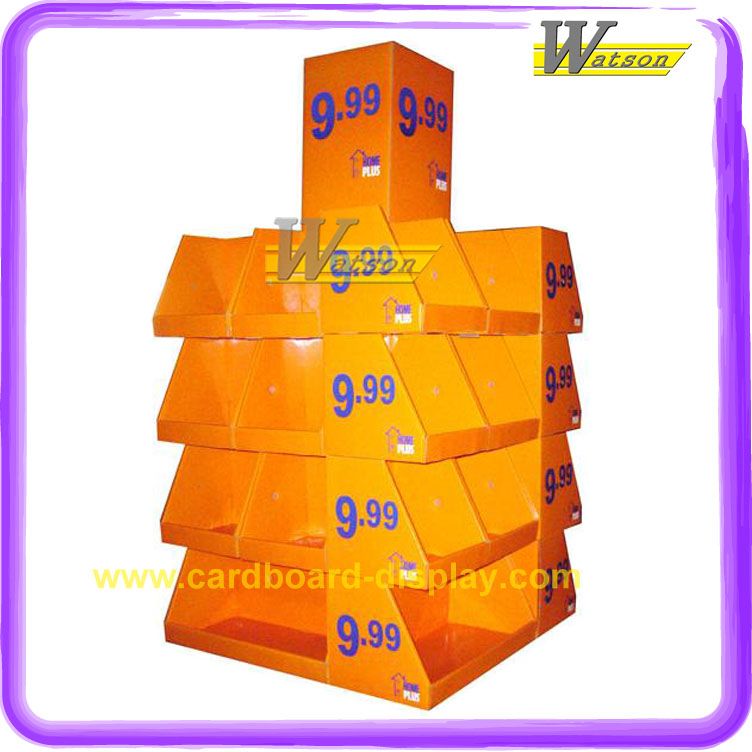 Retail Cardboard Pallet Display / Corrugated Promotion Rack