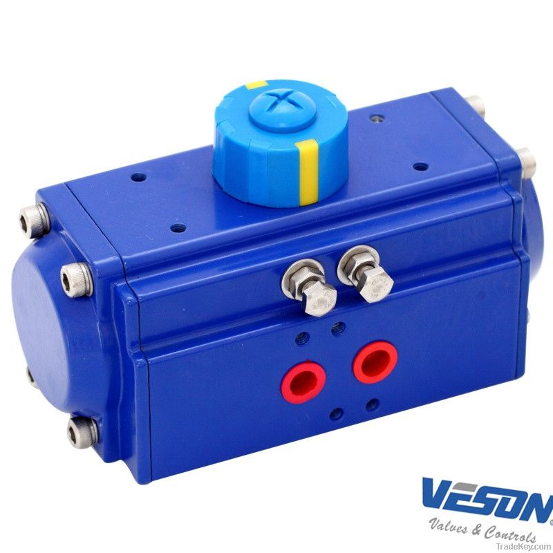 pneumatic actuator double acting/pneumatic rotary actuator