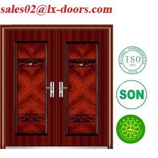 double leafs villa steel security doors