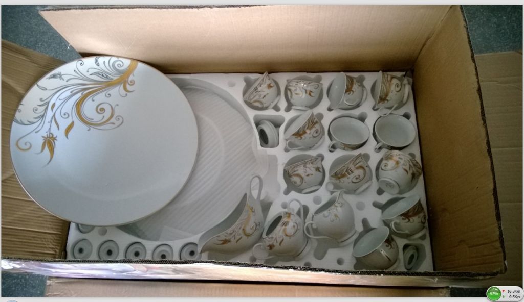 122pcs porcelain dinner set