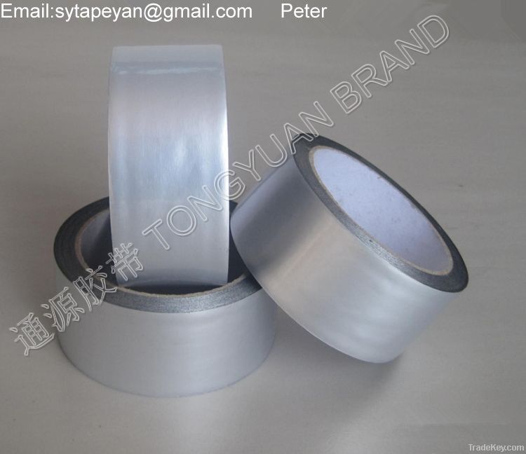 Aluminum foil-plastic composited adhesive tape with high cost perfor