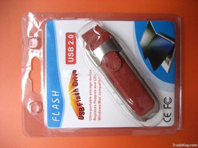 Factory supply leather usb flash drives with your logo free