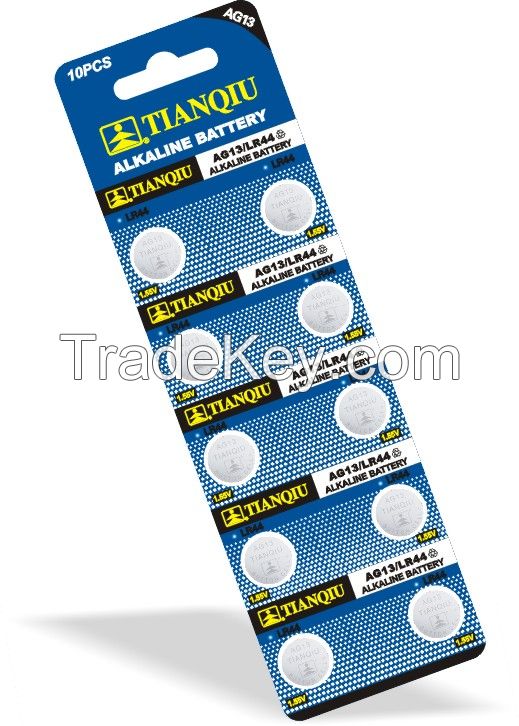 Tianqiu AG13/ LR44 alkaline button cell