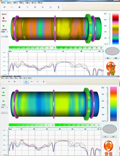 kiln infrared scanning system