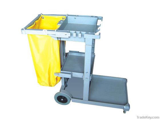 Euro-style (Stainless Stell) Janitor Cart (with cover )