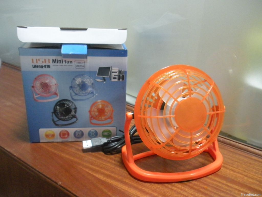 USB mini table fan for promotion or gifts