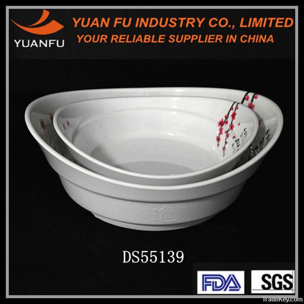 melamine new style large plastic bowls