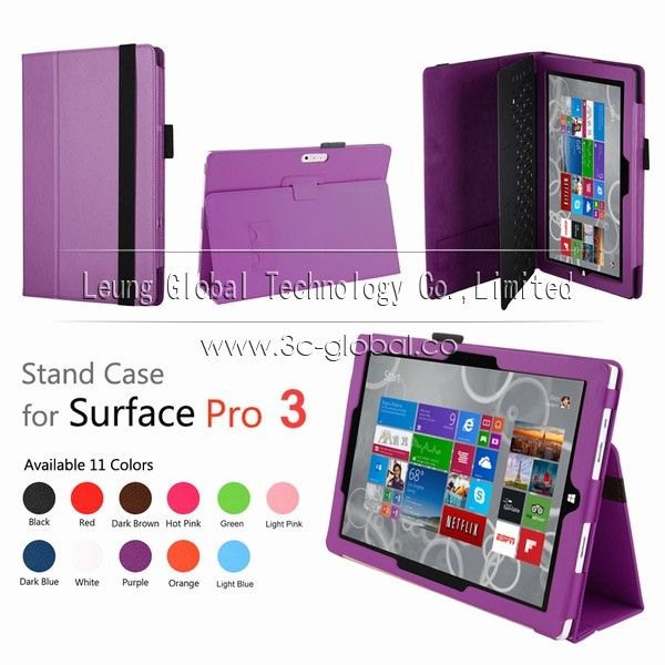 Leather Case For Surface PRO 3 