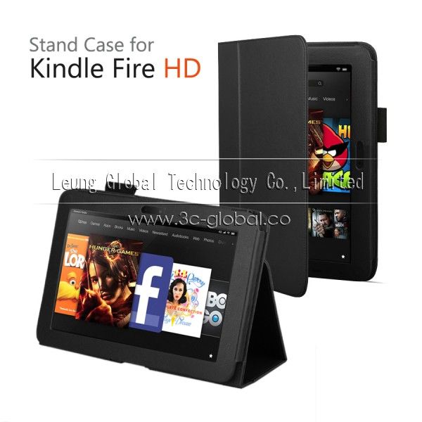 Leather case For Kindle fire HD 7