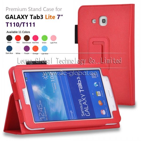 New Leather case For Samsung Galaxy Tab 3 Lite 7