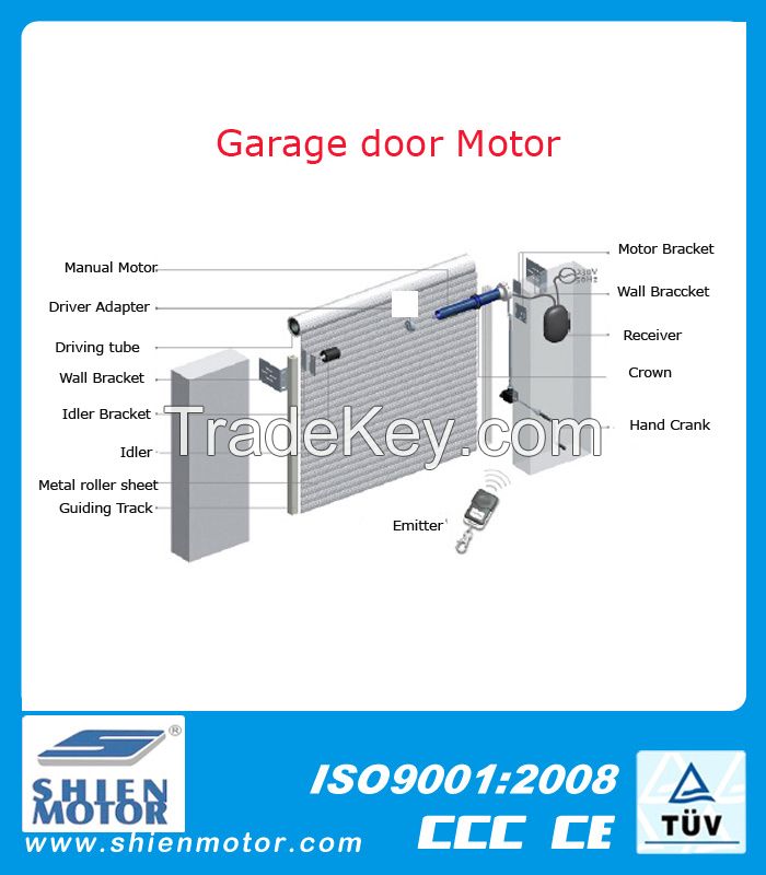 Roller door motor /45mm manual 