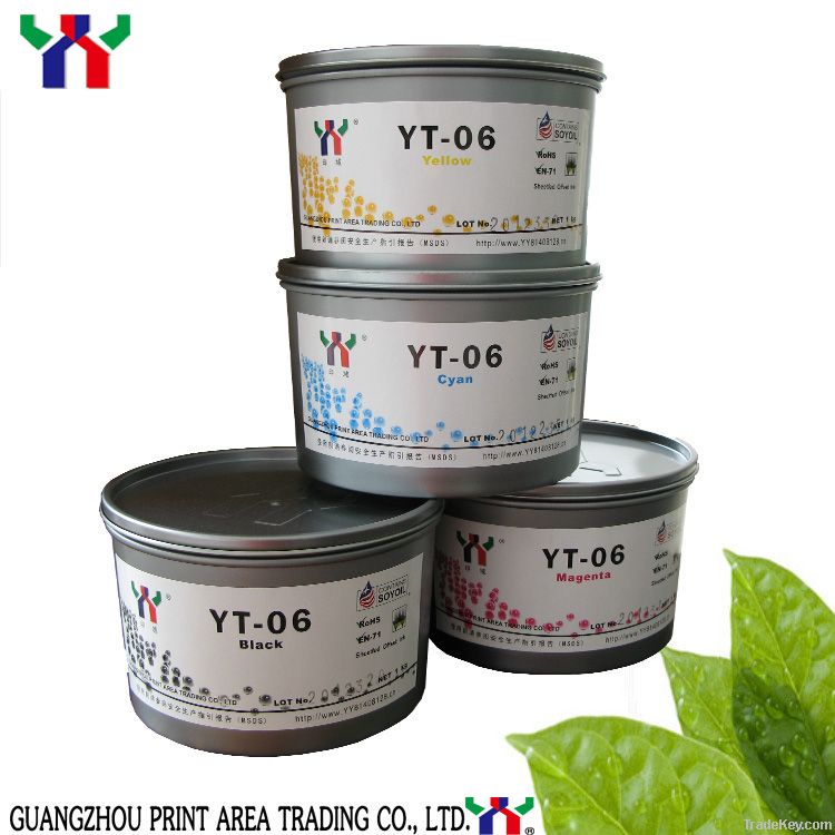 YT-06  eco -friendly soybean, Melamine heat-resist, offset printing ink