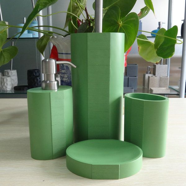 5pcs resin bathroom accessory