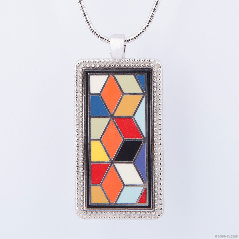 newest European style enamel necklace wholesale