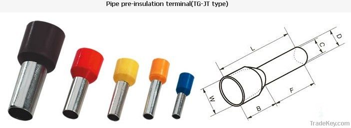 Pipe pre-insulation terminal(TG-JT type)