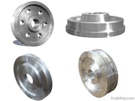 Crane wheel forging, fored lifting wheel