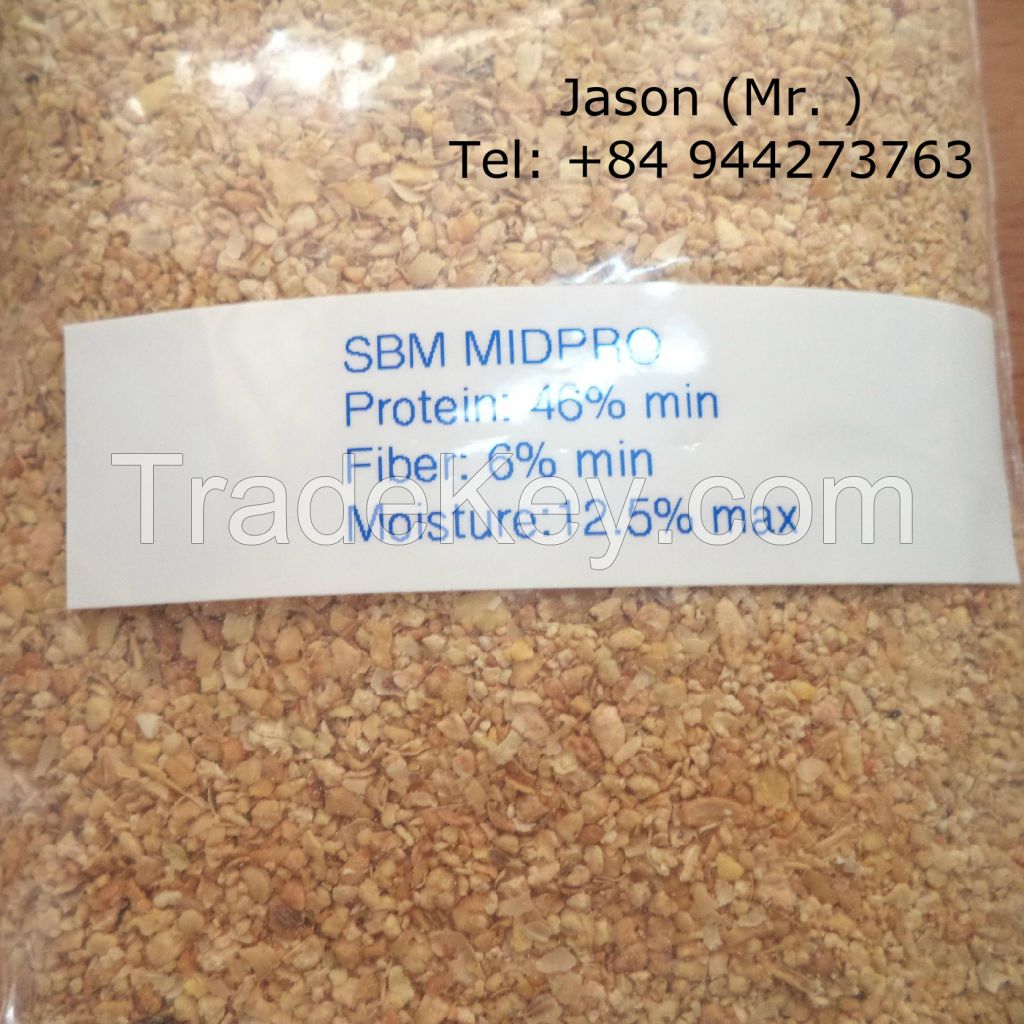 Soybean meal for animal feed