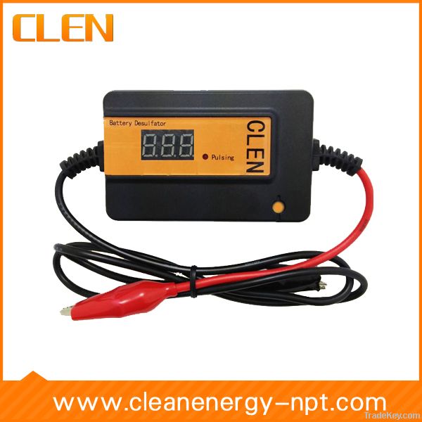 Auto pulse battery desulfator battery regenerator