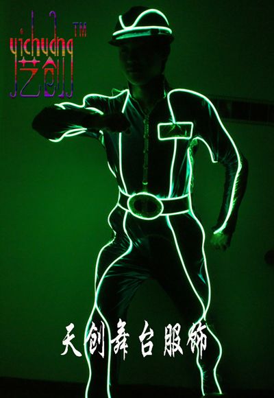 Sell Fluorescent clothing, LED dress, LED Stage Wear, Luminous clothes