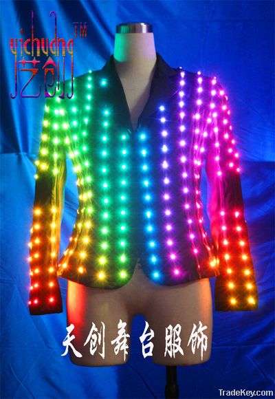 Sell LED dress, LED Stage Wear, Luminous clothes, Fluorescent clothing