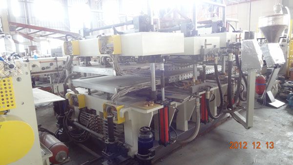 PC/PP/PE/PVC Plastic Hollow Grid Plate Production Line