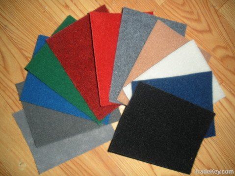 Needle punch plain carpets