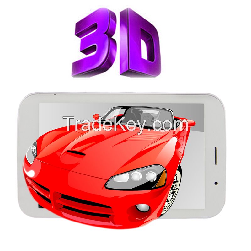 no glasses 3d tablet 1280*800 IPS 7 inch android tablet with built-in